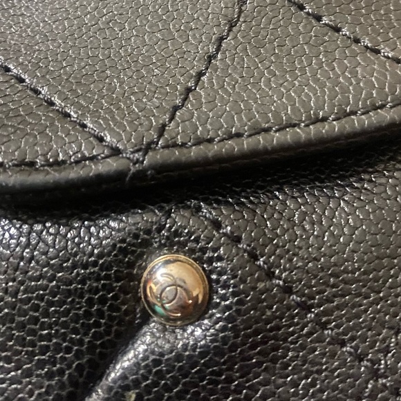 rare Chanel reissue flap bag caviar with card & copy of original receipt - Picture 8 of 16